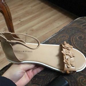 New Lucky Brand Sandals , girls Size 4M